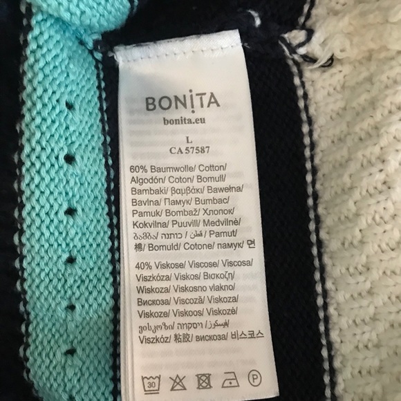 Bonita Chevron Soft Knit Sweater - Size L - Picture 7 of 10